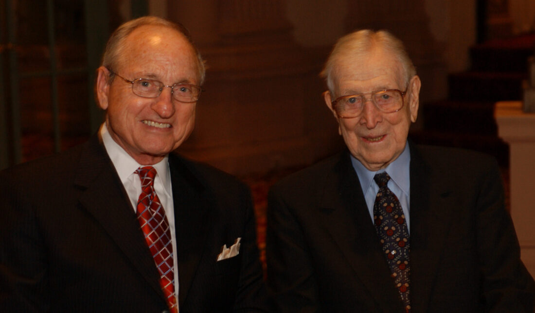 Vince Dooley and John Wooden